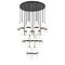 Z-Lite Cayden Chandelier, 27-Light, 36 In.W x 16.75 In.H, Matte Black/Clear + Etched Opal 1946P-27R-MB - alternate 1